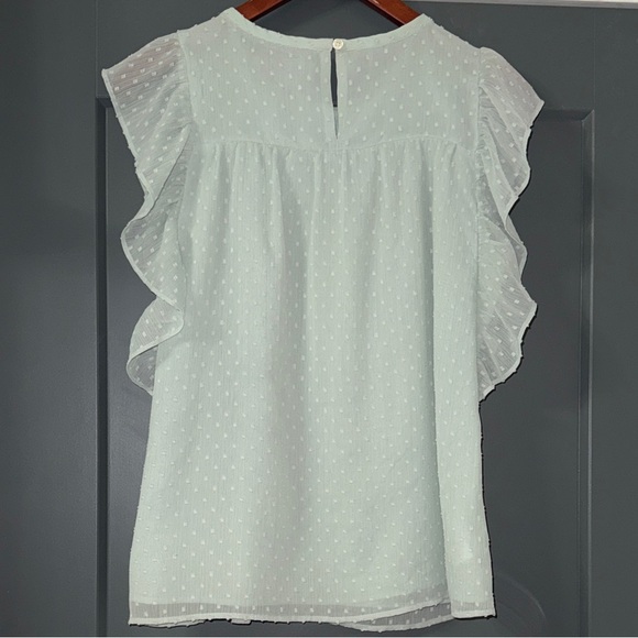 LOFT Ruffle Sleeve Blouse - Picture 6 of 6